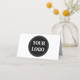 Sleek, contemporary, polished,& customizable place card