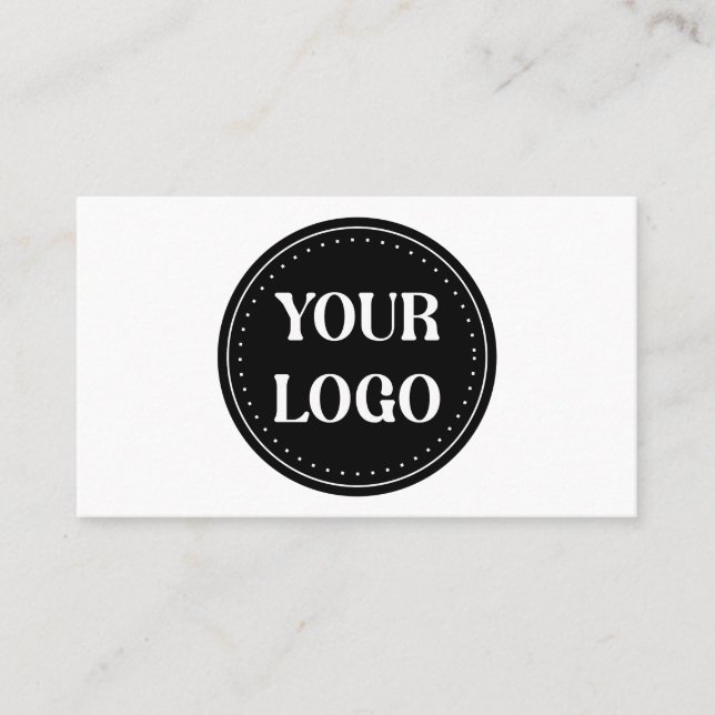 Sleek, contemporary, polished,& customizable place card (Front)