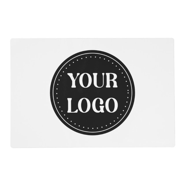 Sleek, contemporary, polished,& customizable placemat (Front)