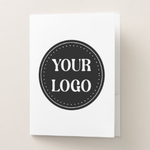 Sleek, contemporary, polished,& customizable pocket folder