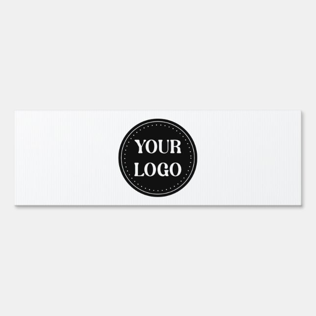 Sleek, contemporary, polished,& customizable sign (Front)
