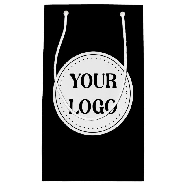  Sleek, contemporary, polished,& customizable. Small Gift Bag (Front)