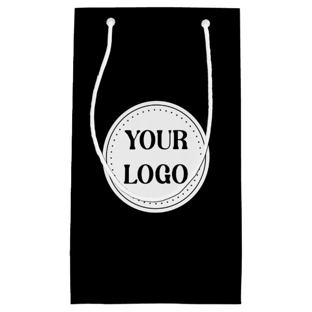  Sleek, contemporary, polished,& customizable. Small Gift Bag (Front)