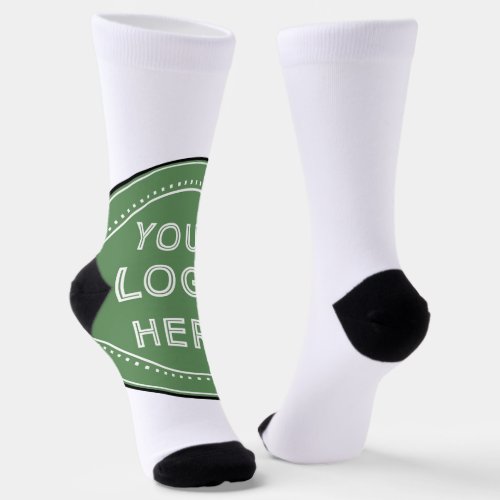 Sleek contemporary polished customizable socks