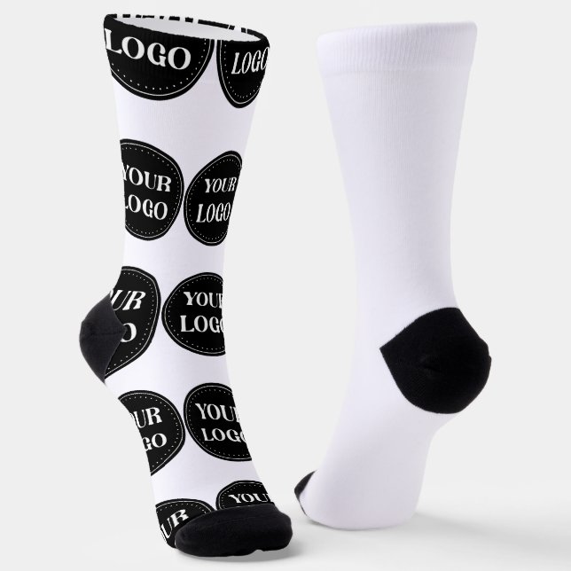 Sleek, contemporary, polished,& customizable socks (Angled)