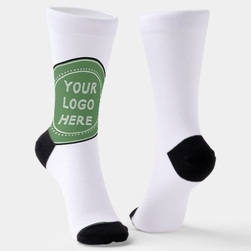 Sleek contemporary polished customizable socks