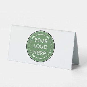 Sleek, contemporary, polished,& customizable. table tent