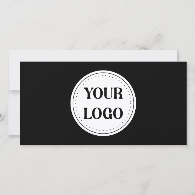  Sleek, contemporary, polished,& customizable. Thank You Card (Front)