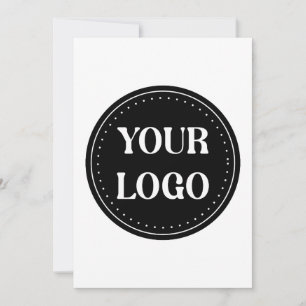 Sleek, contemporary, polished,& customizable thank you card