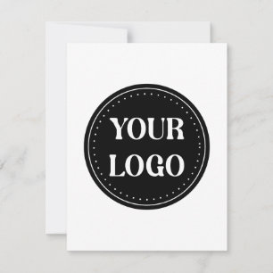 Sleek, contemporary, polished,& customizable thank you card