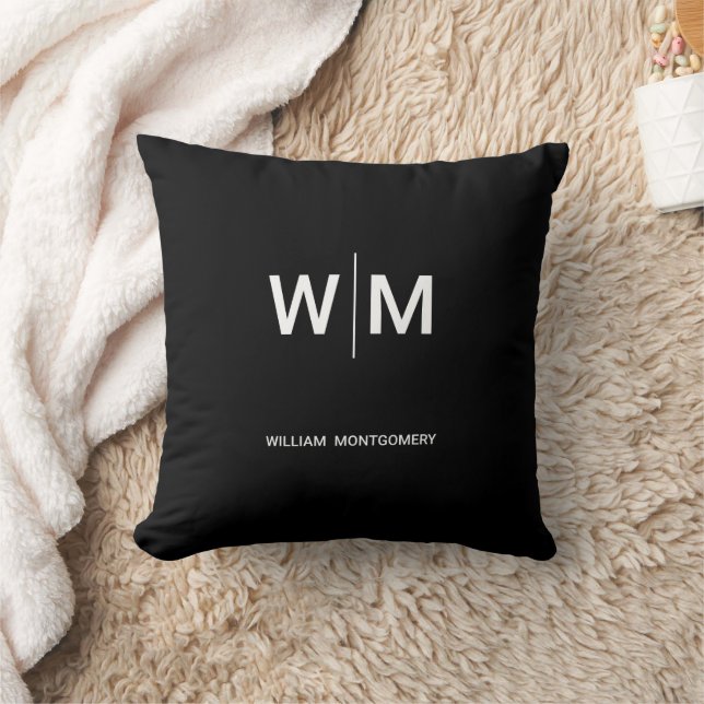 Sleek, contemporary, polished, & customizable. throw pillow (Blanket)
