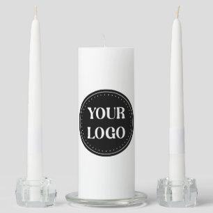 Sleek, contemporary, polished,& customizable unity candle set