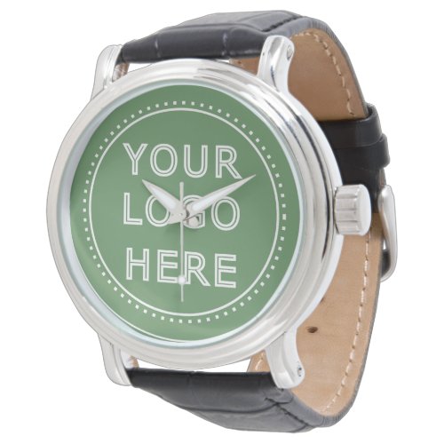 Sleek contemporary polished customizable watch