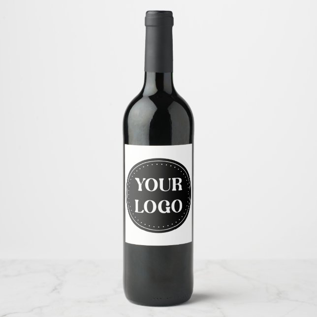 Sleek, contemporary, polished,& customizable wine label (Front)