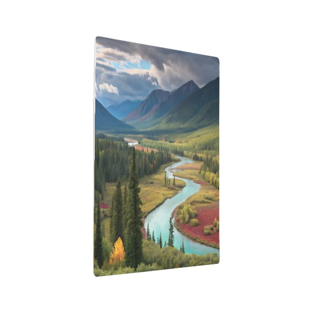 Sleek Custom 12 Inch Metal Print for Photo Display (3/4)
