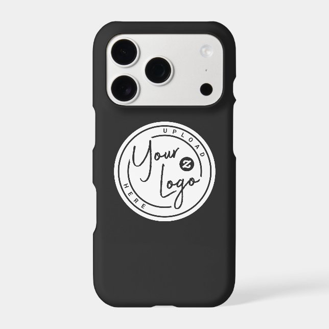 Sleek Custom Round Logo Iphone Case (Back)