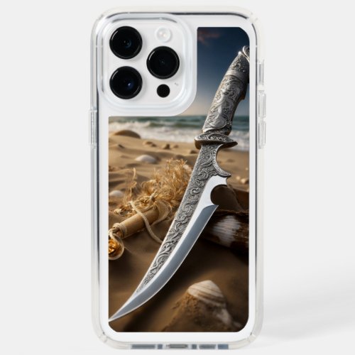 Sleek Defender Silver Sword Edition for iPhone 1 Speck iPhone 14 Pro Max Case