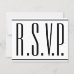 [ Thumbnail: Sleek, Elegant, Event "R.S.V.P." Card ]