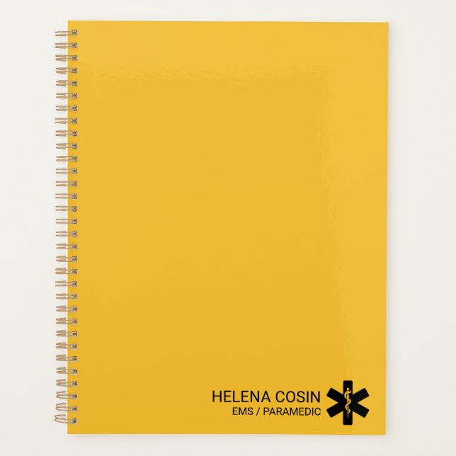 Sleek EMS Paramedic Planner (Front)
