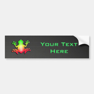 Sleek Frog Bumper Sticker
