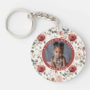 Sleek Gifts For Husband Rose Flower Keychain