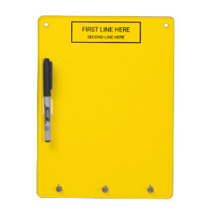 Sleek Gold Edge Personalized Erase Board