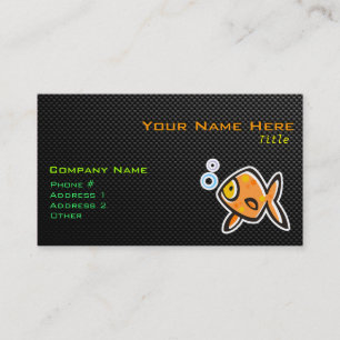 Sleek Goldfish Business Card