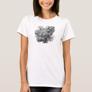 Sleek Gray ABSTRACT ART Design T-Shirt