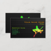 Sleek High Jump Business Card (Front/Back)
