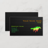 Sleek Horse Racing Business Card (Front/Back)
