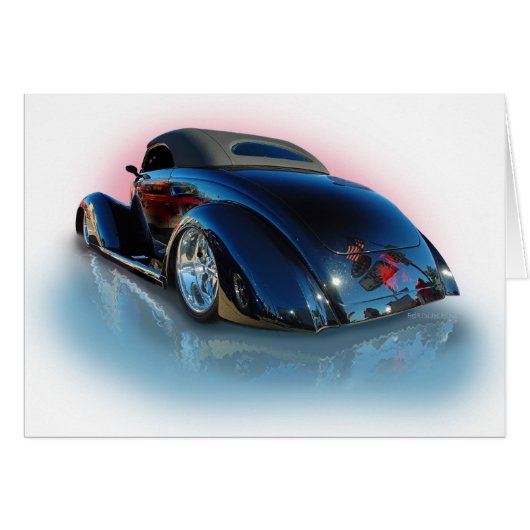 Sleek Hot Rod Cards (Front Horizontal)