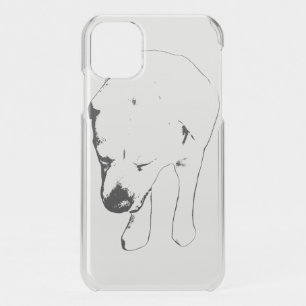 Sleek Labrador Study, Holiday Chic iPhone 11 Case