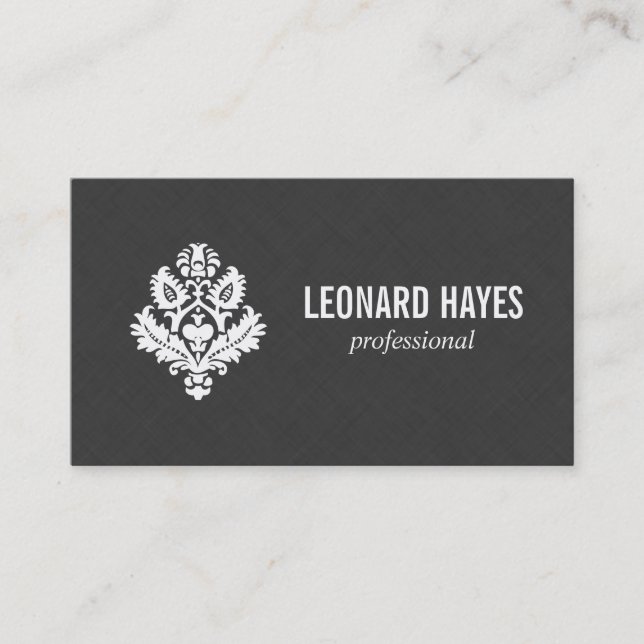 Sleek | Linen | Element II Business Card (Front)