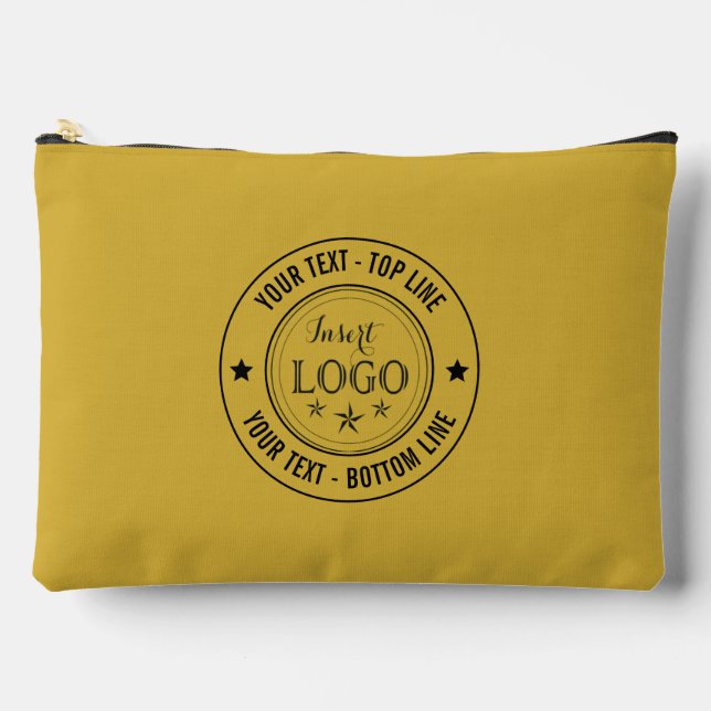 Sleek Logo Plus Text Design Multipurpose Carry Accessory Pouch (Front)