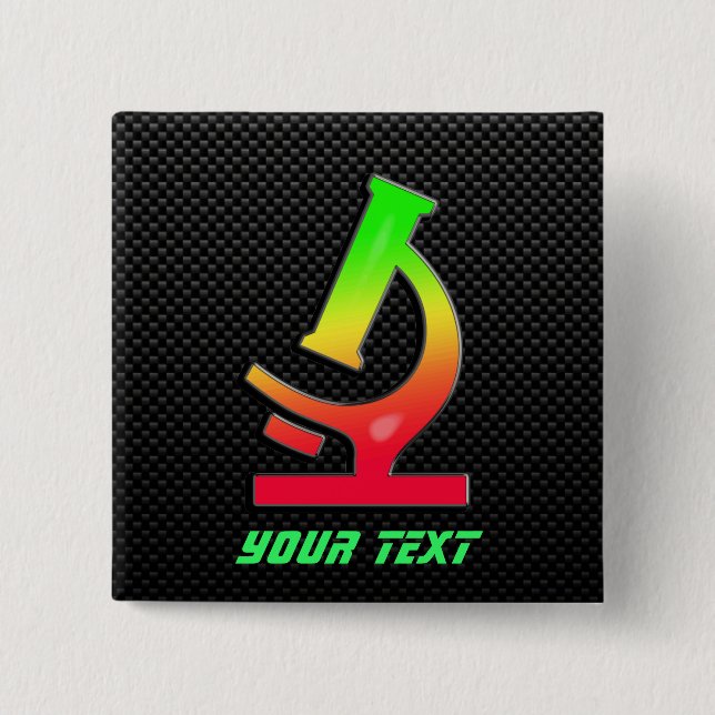 Sleek Microscope Button (Front)