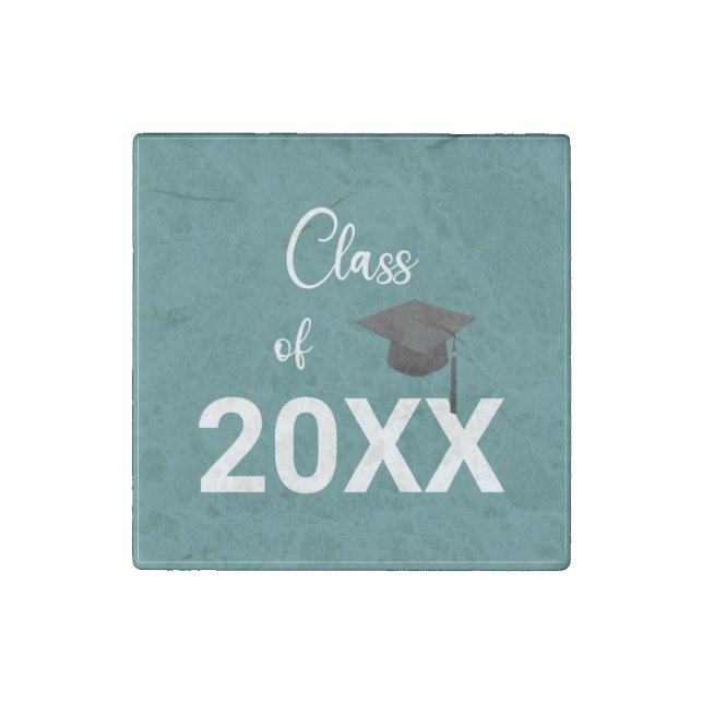 sleek, minimal Top of the Class Stone Magnet (Front)