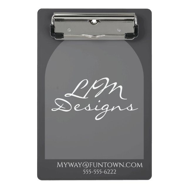 Sleek Minimalist Mini Clipboard (Front)