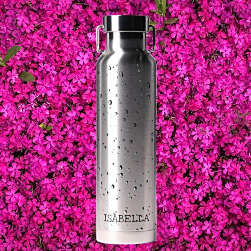 Sleek Modern Aesthetic _ Raindrop Elegance Water Bottle