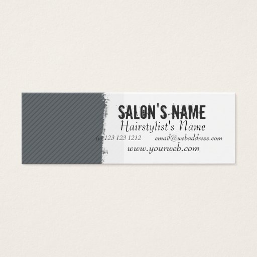 Customizable Sleek' N Clean Salon Business Card Templates