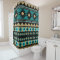 Sleek Native Tribal Aztec Blue and Black