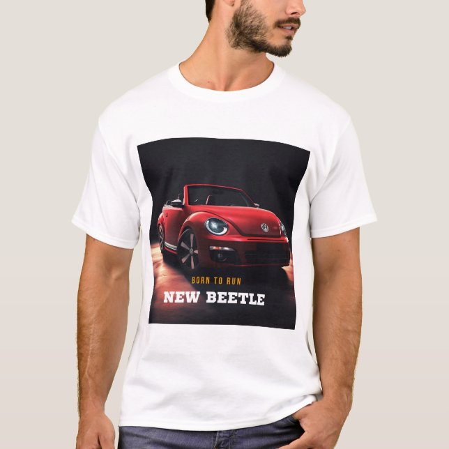 Sleek New Beetle Convertible T-Shirt (Front)
