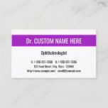 [ Thumbnail: Sleek Ophthalmologist Profile Card ]
