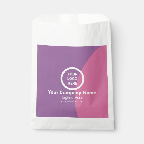 Sleek Personalized Branded Corporate Promotional  Favor Bag