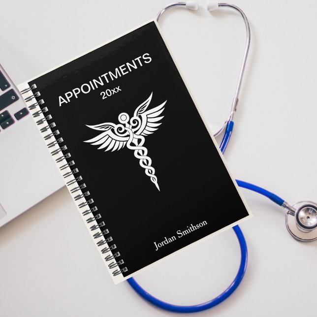Sleek Personalized Medical Appointment Book Planner (Creator Uploaded)