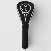 Sleek Personalized Monogram Golf Head Cover