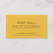 SLEEK PHOTOGRAPHER | PHOTOGRAPHY BUSINESS CARD