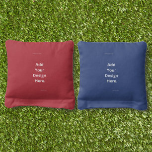 Sleek & Professional   Custom Business Logo   Text Cornhole Bags