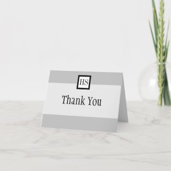 Sleek Professional Thank You : Note Card by luckygirl12776 at Zazzle