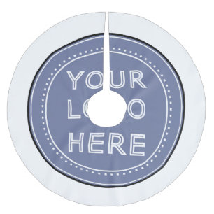 Sleek, Refined, & Personalized Binder Brushed Polyester Tree Skirt