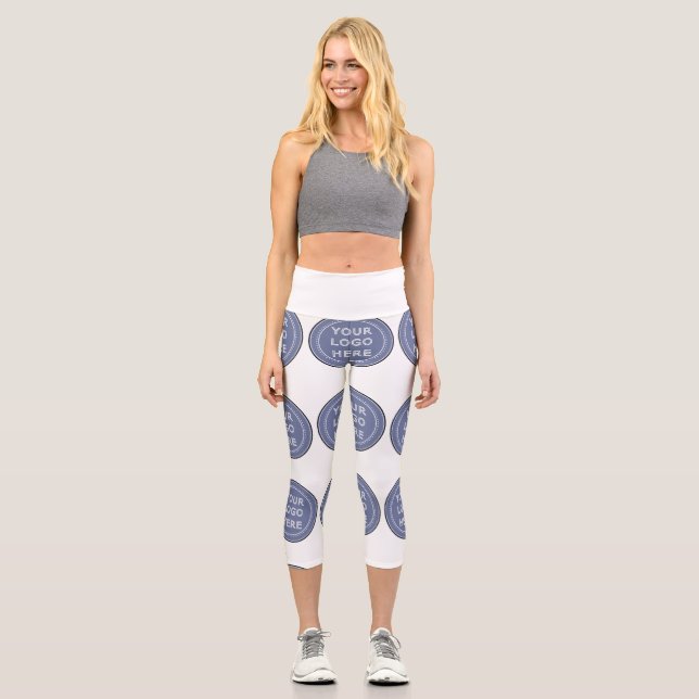 Sleek, Refined, & Personalized Binder Capri Leggings (Front)